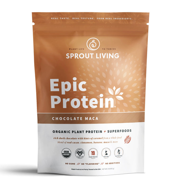 Epic protein chocolate maca superfood best vegan meal replacement shake