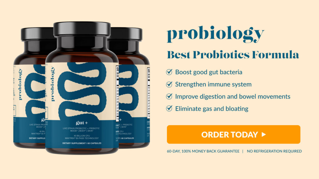 Probiology Gut+ best gut supplement