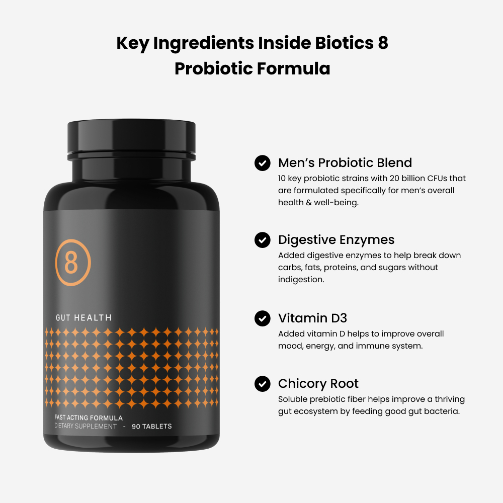 Biotics8 probiotics for men